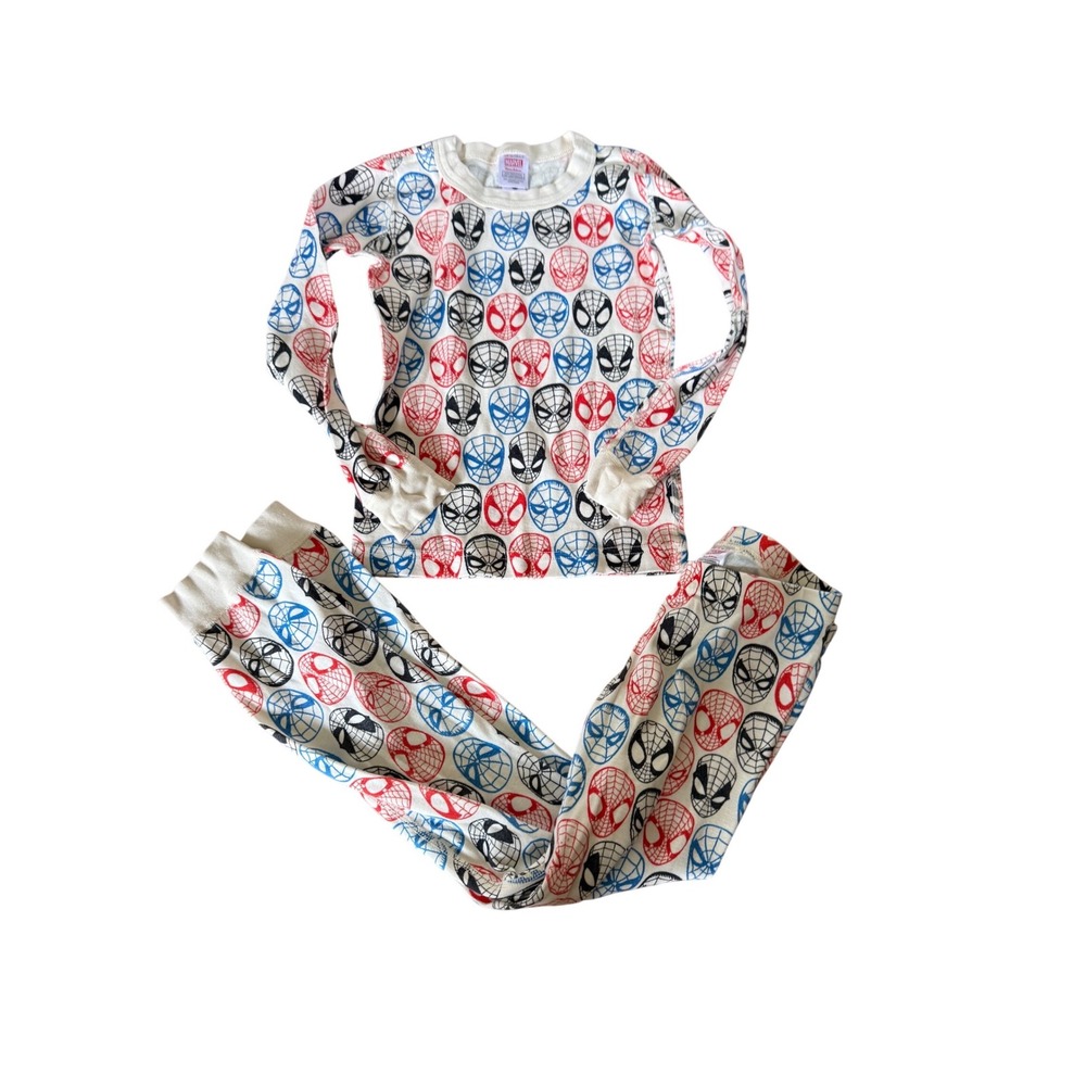 Hanna Andersson Marvel Spider-Man Organic Cotton Pajama Set Kids 6-7 120cm